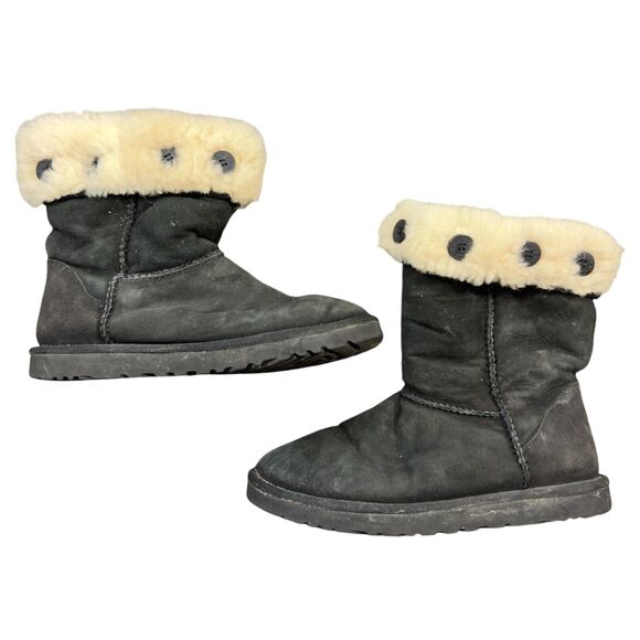 UGG Tularosa Route Boots Women's 9 Green Sheepskin Detachable Outdoor 1001209 - Picture 1 of 10